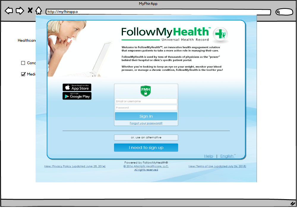 Smart on FHIR Patient Login with FMH